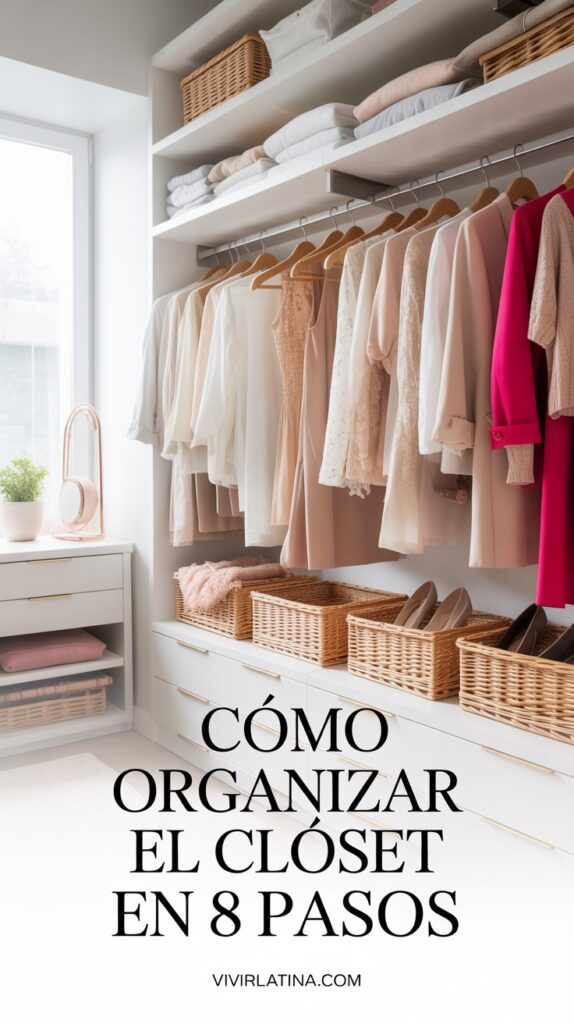 organizar closet como organizar el closet en 8 pasos