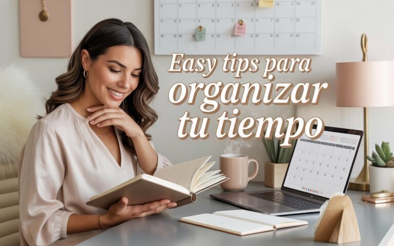 Consejos Fáciles para Organizar tu Tiempo