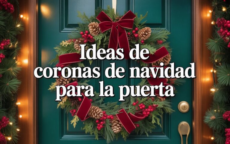 Ideas de Coronas de Navidad para la puerta