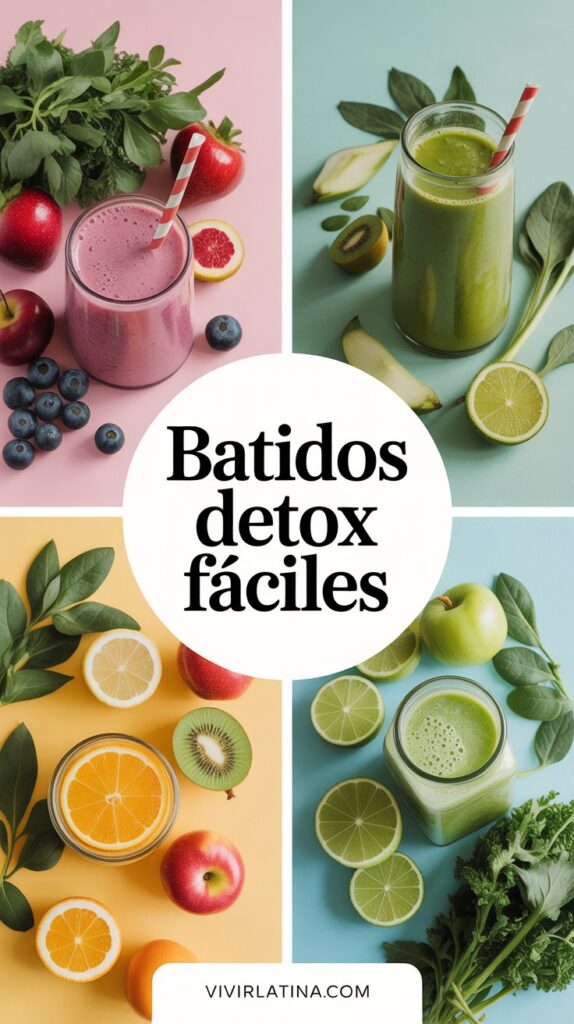 Batidos detox fáciles y rápidos
