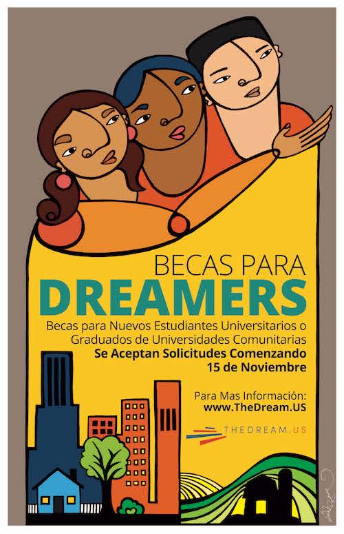 Becas para dreamers estaudiantes indocumentados
