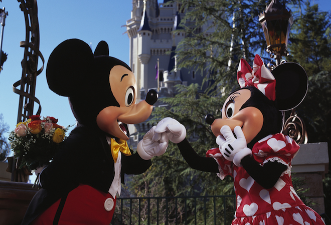 Celebrar San valentin en Disney