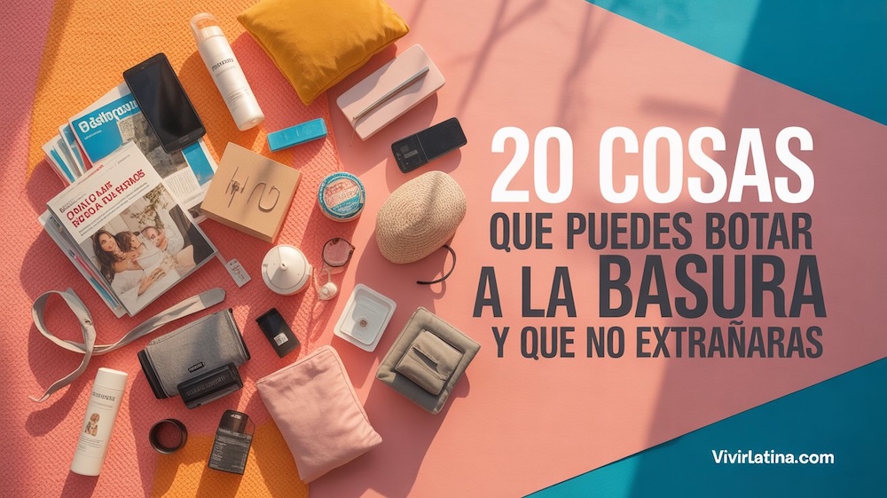 20 cosas que puedes botar a la basura hoy