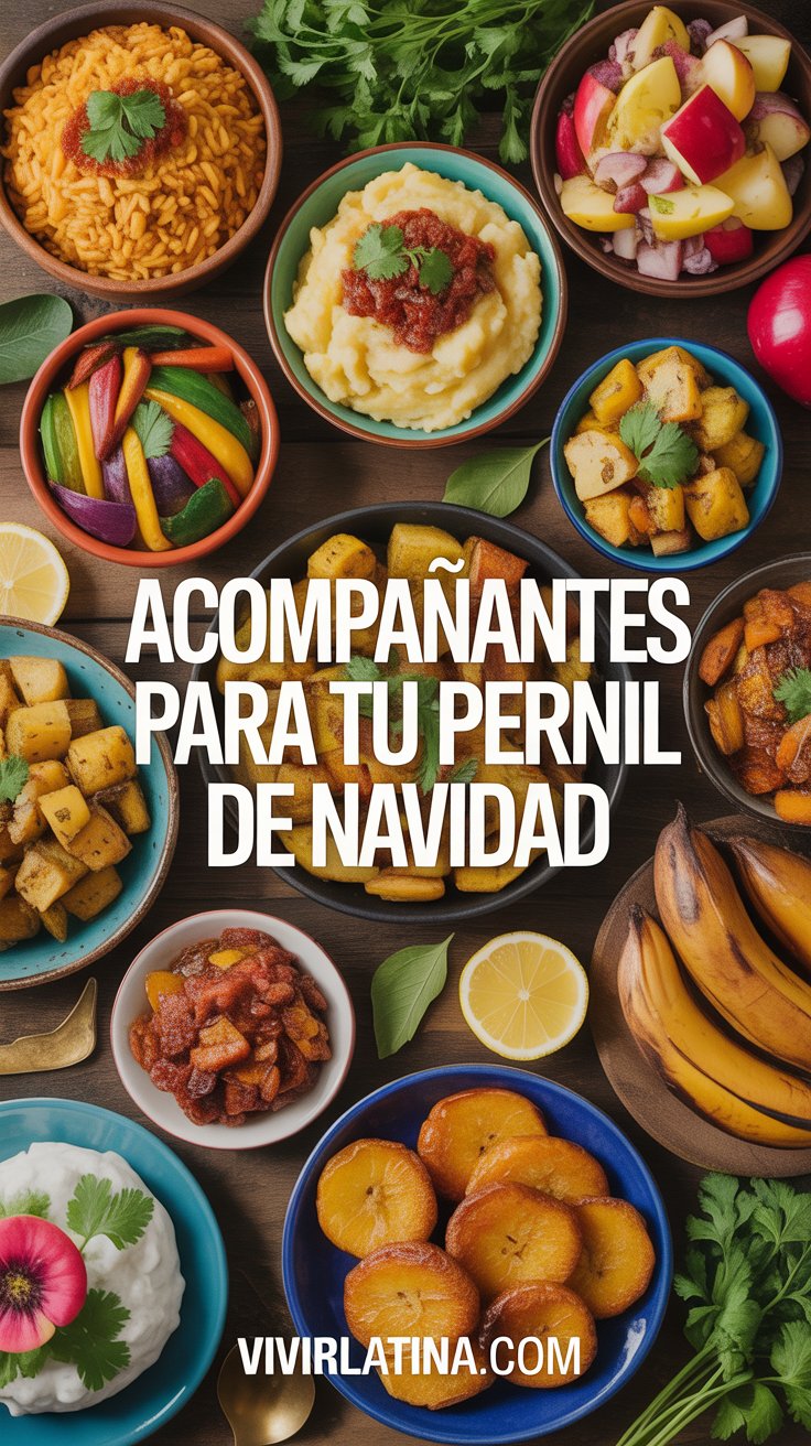 Hay muchos acompañantes deliciosos que complementan perfectamente un pernil de Navidad. Aquí tienes algunas opciones que puedes probar para completar tu menu de celebraciones.