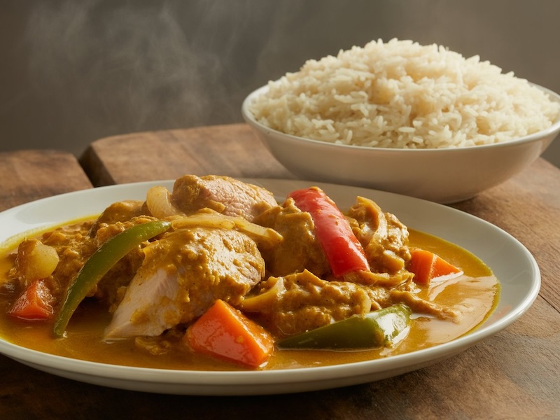 Dale un toque exótico y reconfortante a las sobras del pavo con esta receta fácil y deliciosa.