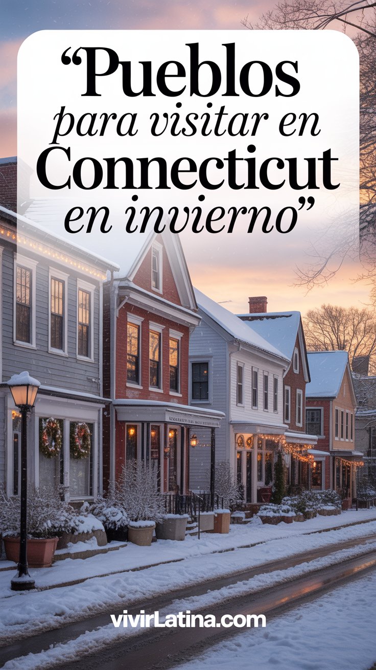 Pueblos para visitar en Connecticut durante el invierno