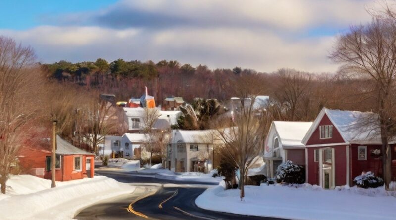 Pueblos visitar invierno Connecticut