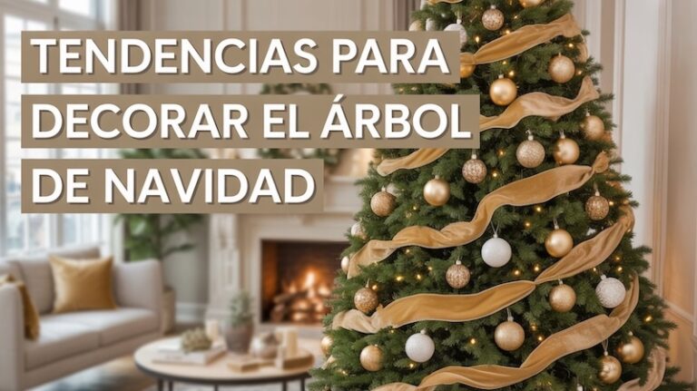 Tendencias para decorar el arbol de Navidad