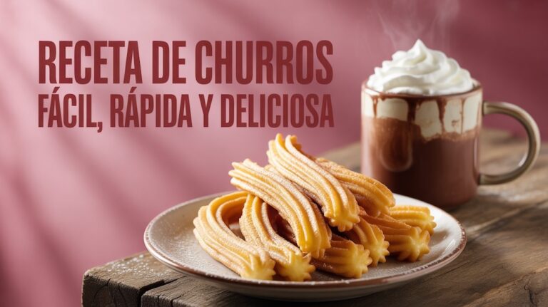 Receta de churros facil rapida