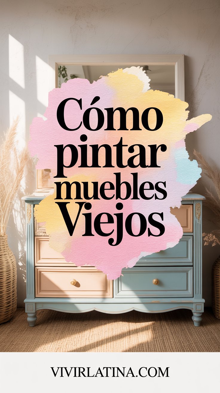 Tutorial facil de Como pintar muebles viejos