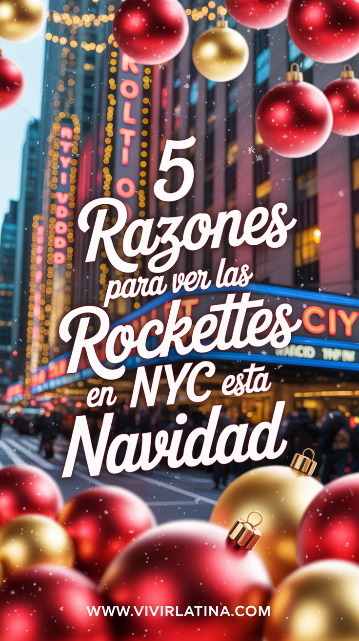 Razones para ver las rockettes en NYC esta Navidad 