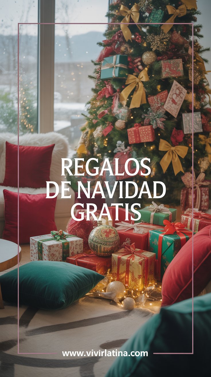 donde encontrar regalos de Navidad gratis