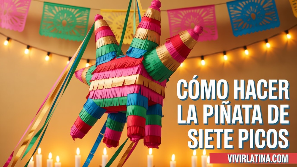 Como hacer la pinata de siete picos posadas celebracion