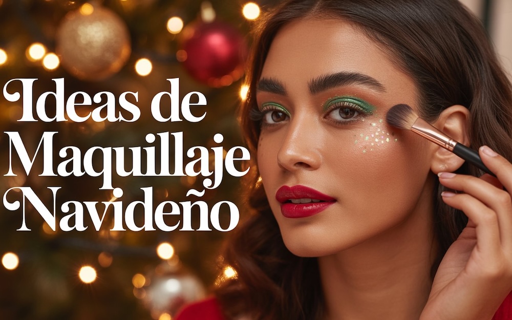 Ideas de maquillaje navideno blog post VivirLatina