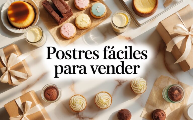 postres faciles para vender