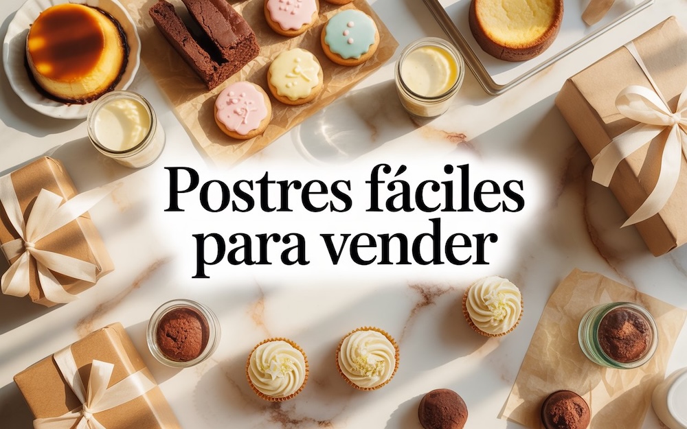 postres faciles para vender