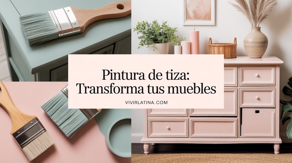 Pintura de tiza transforma muebles